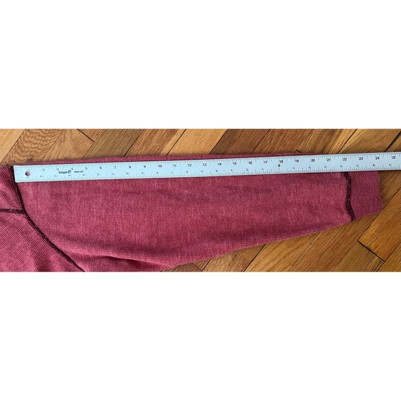 Tommy Bahama Flipside Reversible Half-Zip Sweatshirt Burgundy Red Outdoor EUC - Picture 9 of 10